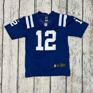 Andrew Luck Indianapolis Colts Small Youth Boys Blue Stitched Jersey